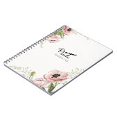 Journal de prière floral | Journal de notes (Côté gauche)