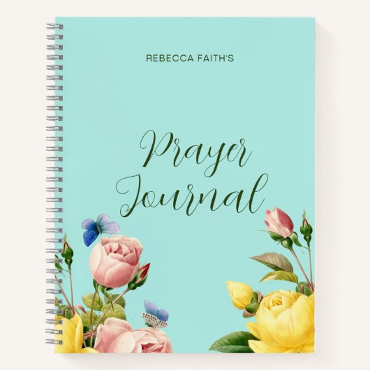 Journal de prière floral moderne (Devant)