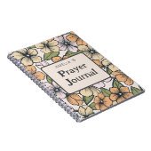 Journal de prière nom de fleur orange (Côté Droit)