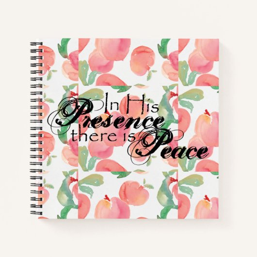 Journal de prière Notebook Spiral dévotionnel lié (Devant)