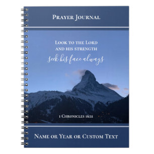 Journal de prière personnalisé avec Écriture Saint