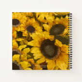 Journal de prière personnalisée Couleur de soleil  (Dos)