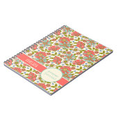 Journal de prière personnalisée en rose rétro (Côté gauche)