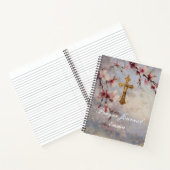 Journal de prière personnalisée Fleurs de cerisier (Intérieur)