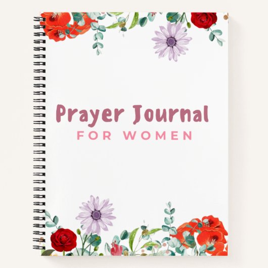 Journal De Prière Pour Les Femmes - Lié Spiral (Devant)