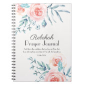 Journal de prière rose aquarelle (Devant)