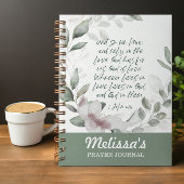 Journal de prière Verse de la Bible Spirale