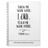 Journal de prière Verse de la Bible Spirale (Devant)