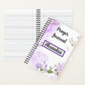 Journal de prière violet (À l'intérieur)