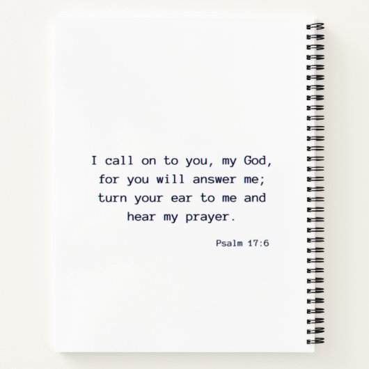 Journal de prières  (Dos)