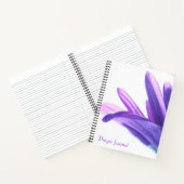 Journal de prières de pétales violets (Intérieur)