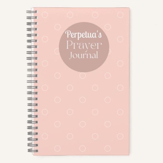 Journal de prières Dreamy (personnalisable) (Recto)