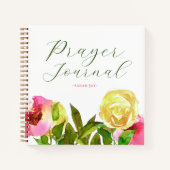 Journal de prières florales aquarelle (Devant)