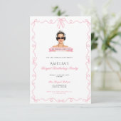 Journal de princesse 30e anniversaire Invitation m (Debout devant)