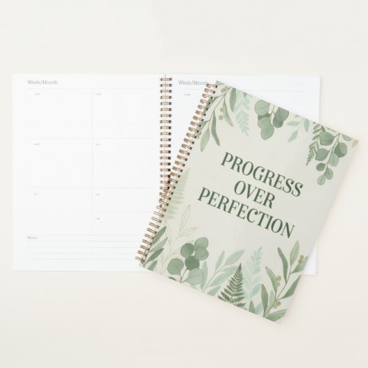 Journal de progrès plutôt que de perfection (Devant avec enveloppe)