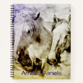 Journal de puces personnalisées Pony (Devant)