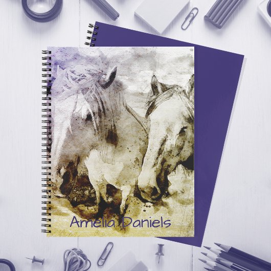 Journal de puces personnalisées Pony