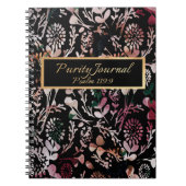 JOURNAL de PURETÉ (floral) (Devant)