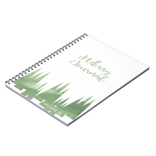 Journal de randonnée - vert (Côté gauche)
