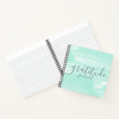 Journal de ratitude de la peinture turquoise (Intérieur)