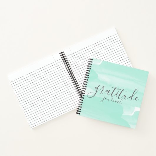 Journal de ratitude de la peinture turquoise (Intérieur)
