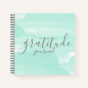 Journal de ratitude de la peinture turquoise