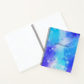 Journal de ratitude de l'aquarelle bleue (Intérieur)