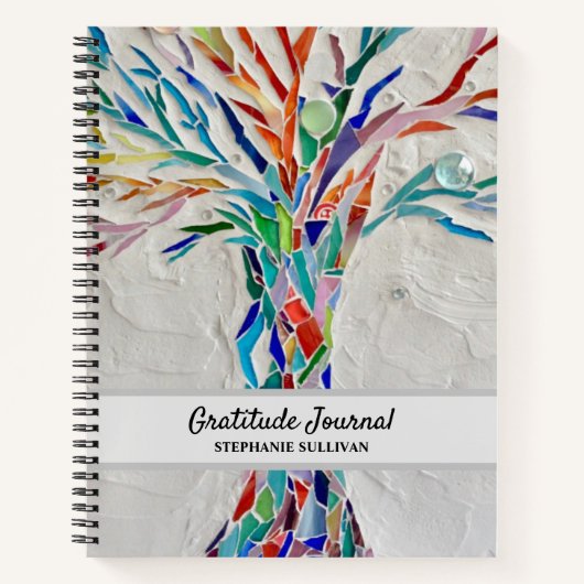 Journal de ratitude de nom personnalisé (Devant)