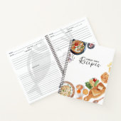 Journal de recette de pasta Lover personnalisable (Intérieur)