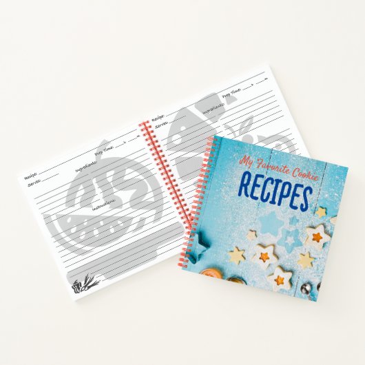 Journal de recette du cookie Baker personnalisé (Intérieur)