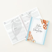 Journal de recette personnalisable de conception d (Intérieur)