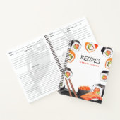Journal de recette personnalisable du thème japona (Intérieur)