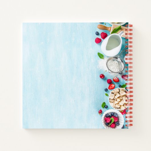 Journal de recette personnalisé (Dos)