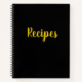 Journal de recette vide (Devant)