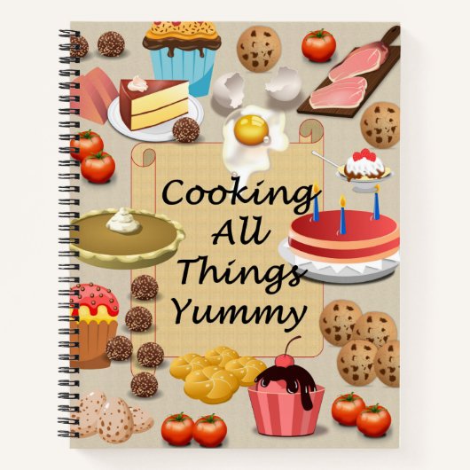 Journal de recettes de cuisine délicieuses (Devant)
