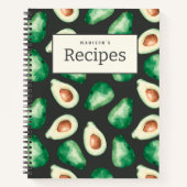 Journal de recettes fraîche Avocado (Devant)