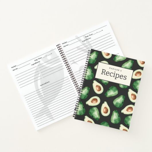 Journal de recettes fraîche Avocado (Intérieur)