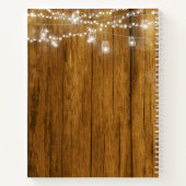 Journal de recettes Rustic Wood & Lights (Dos)