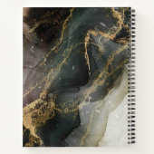 Journal de reconnaissance Abstrait en marbre noir (Dos)