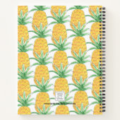 Journal de reconnaissance de l'ananas personnalisé (Dos)