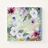 Journal de reconnaissance de l'aquarelle verte vin (Dos)