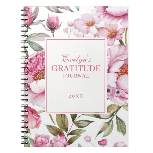 Journal de reconnaissance des fleurs roses (Devant)