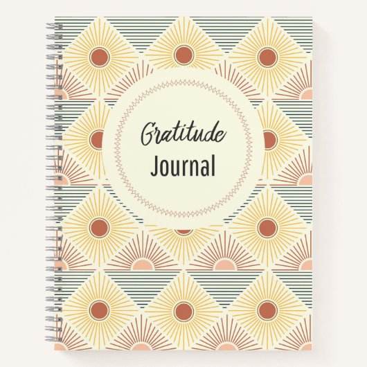 Journal de reconnaissance du Motif Boho Sun (Devant)