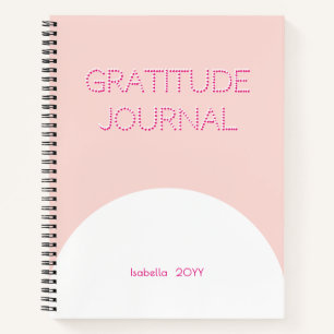 Journal de reconnaissance minimaliste de couleur r