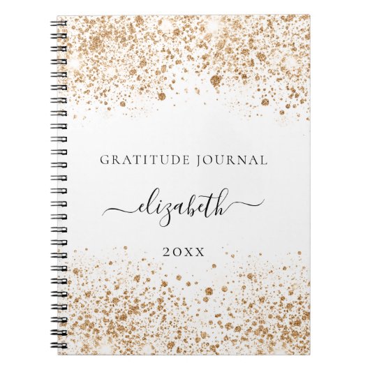 Journal de reconnaissance parties scintillant or b (Devant)