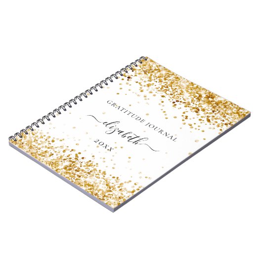 Journal de reconnaissance parties scintillant or b (Côté gauche)