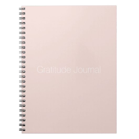 Journal de reconnaissance personnalisé minimaliste (Devant)