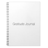 Journal de reconnaissance personnalisé noir minima