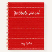 Journal de reconnaissance personnalisée en couleur (Devant)