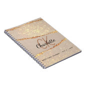 Journal de reconnaissance rose or parties scintill (Côté Droit)